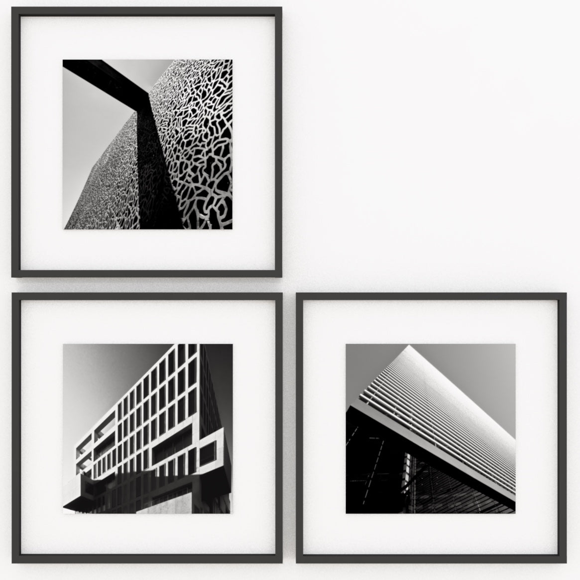 3 modern architecture shadows