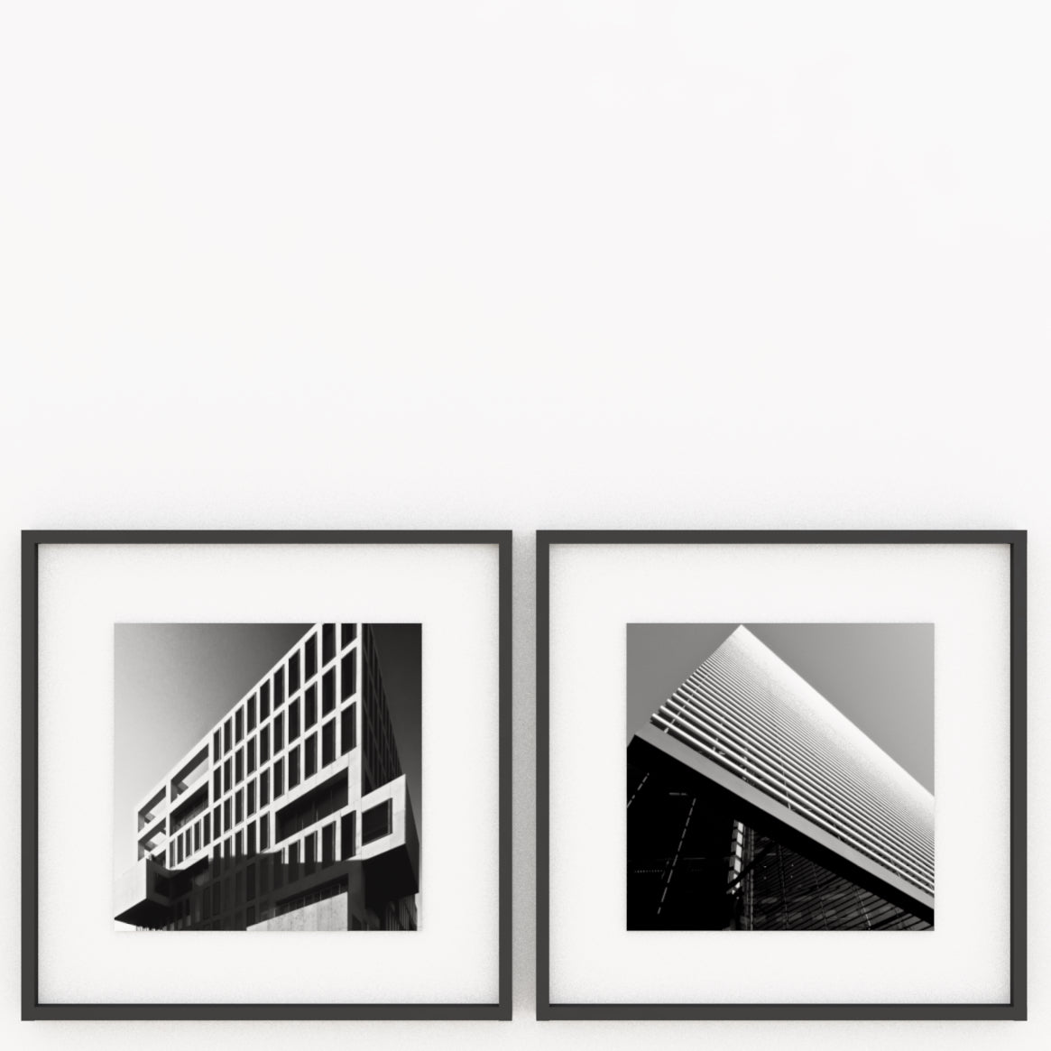 2 shades of modern architecture, London