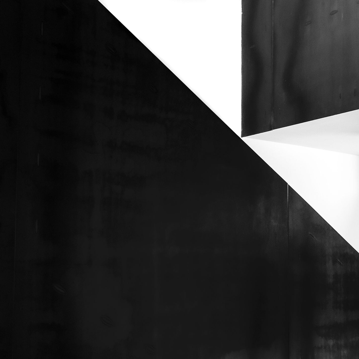 Staircase at KETTLE'S YARD, CAMBRIDGE, UK by Jamie Fobert Architects. Black & white architectural photography by Eric Schneider Photography