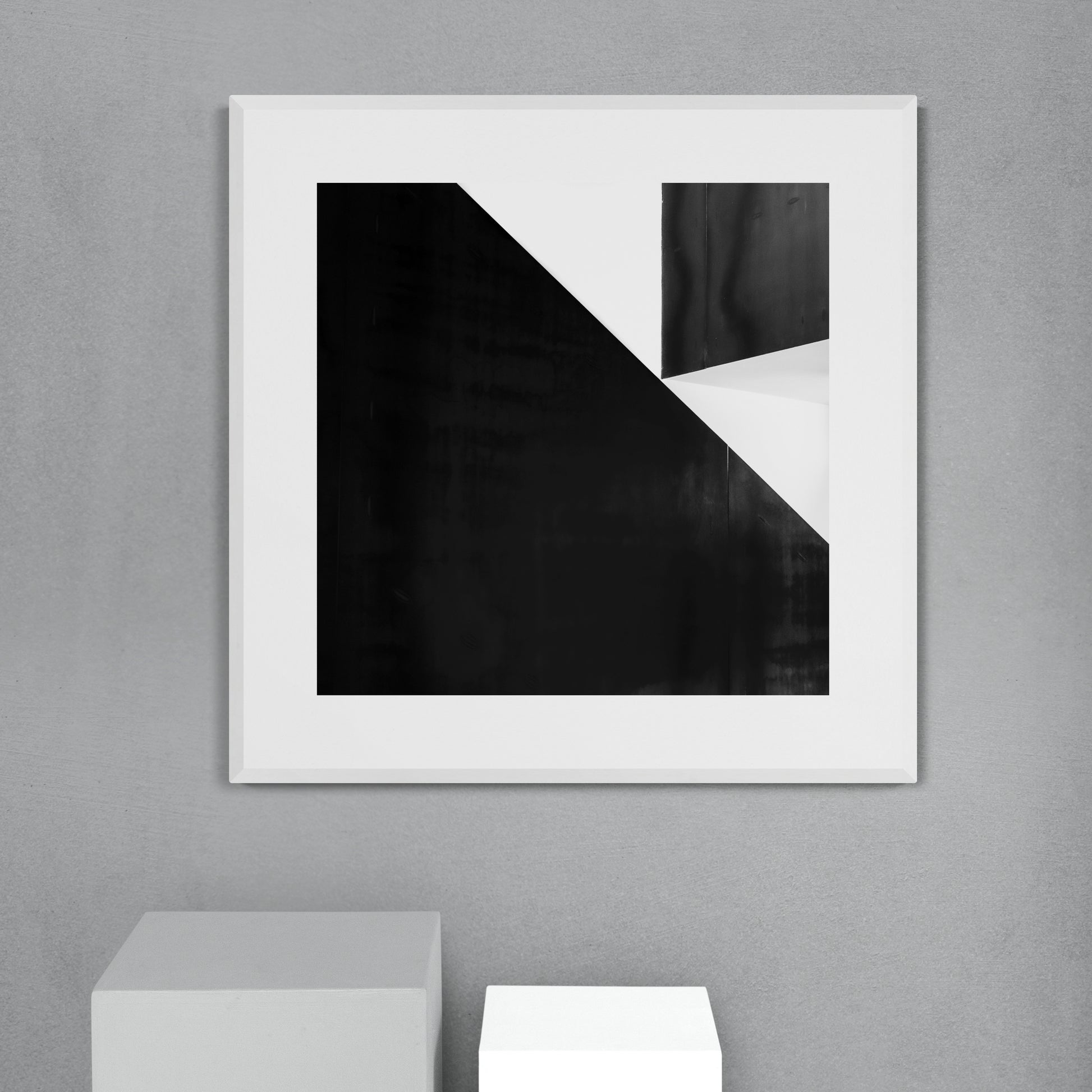 Staircase at KETTLE'S YARD, CAMBRIDGE, UK by Jamie Fobert Architects. Black & white architectural photography by Eric Schneider Photography