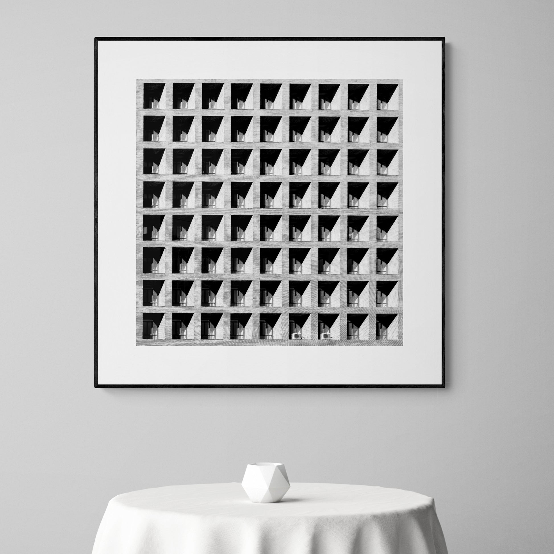 MINISTERIO DE SANDIDAD, POLITICA SOCIAL E IGUALDAD, MADRID, SPAIN by Francisco de Asis Cabrero . Black & white architectural photograph by Eric Schneider Photography