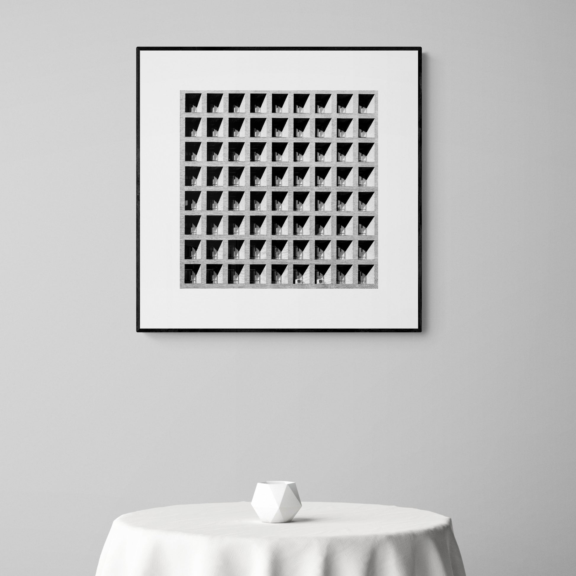 MINISTERIO DE SANDIDAD, POLITICA SOCIAL E IGUALDAD, MADRID, SPAIN by Francisco de Asis Cabrero . Black & white architectural photograph by Eric Schneider Photography