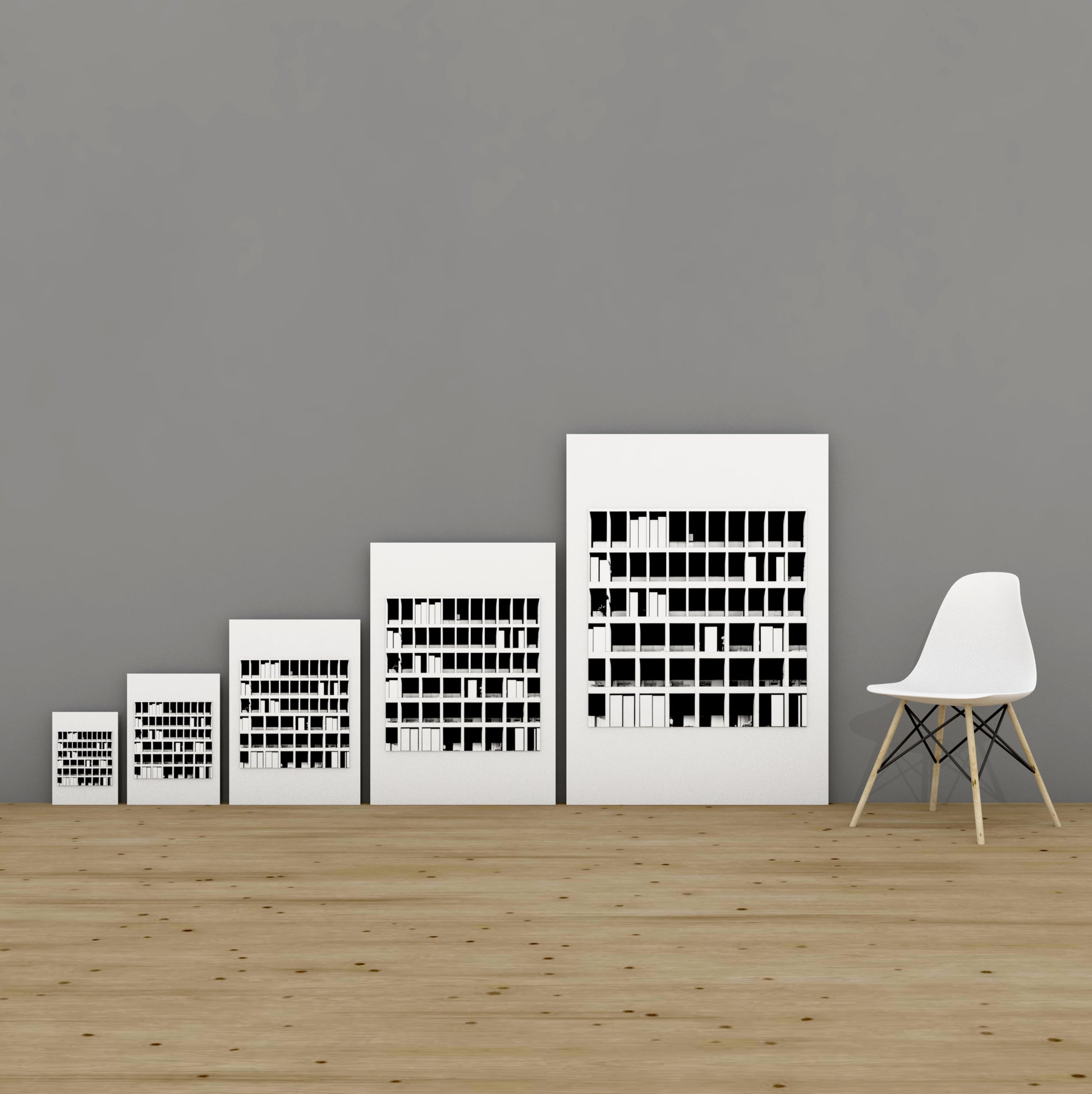 CLICHY BATIGNOLLE, PARIS, FRANCE by Gaetan le Penhuel. Black and white architectural photography and wall art by Eric Schneider Photography