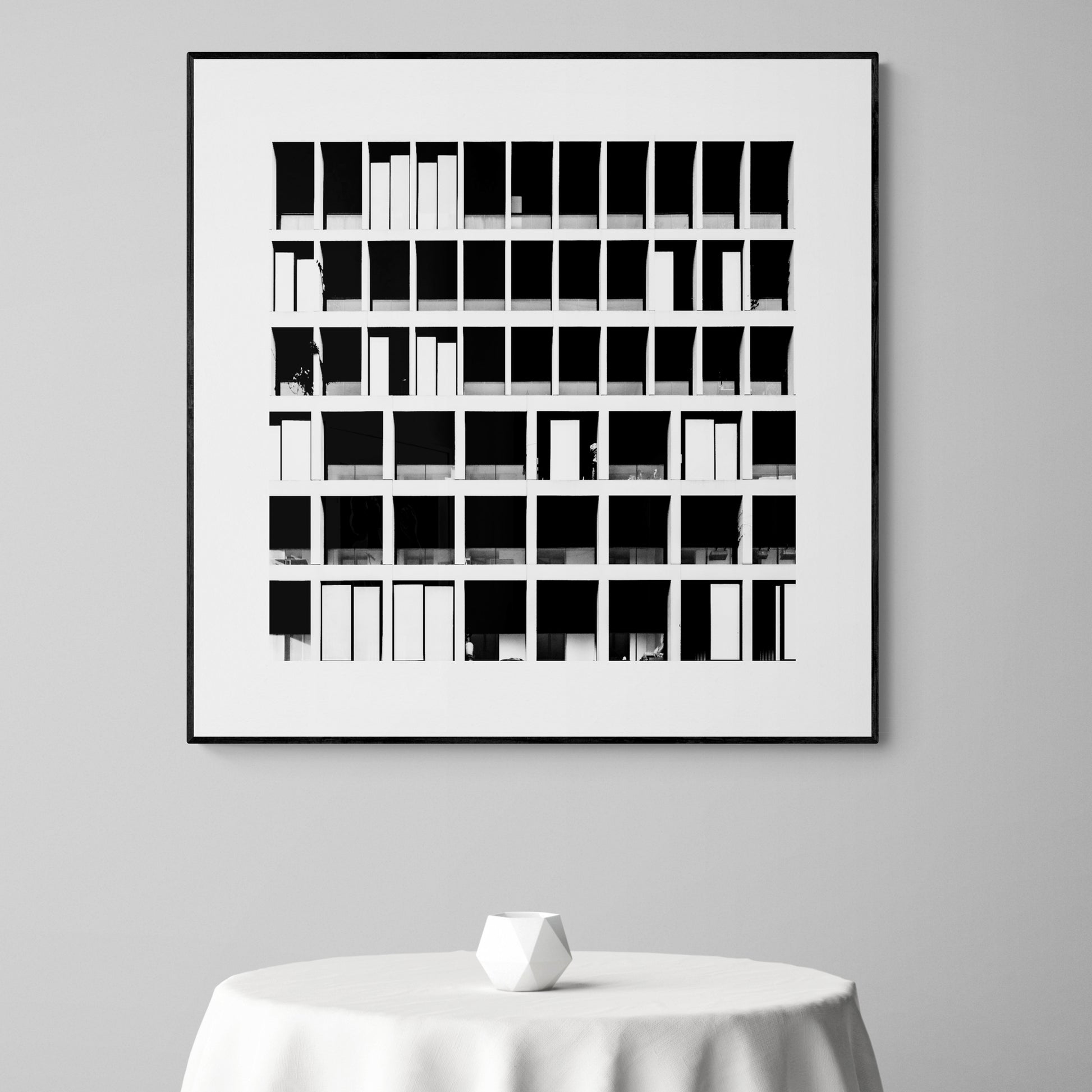 CLICHY BATIGNOLLE, PARIS, FRANCE by Gaetan le Penhuel. Black and white architectural photography and wall art by Eric Schneider Photography