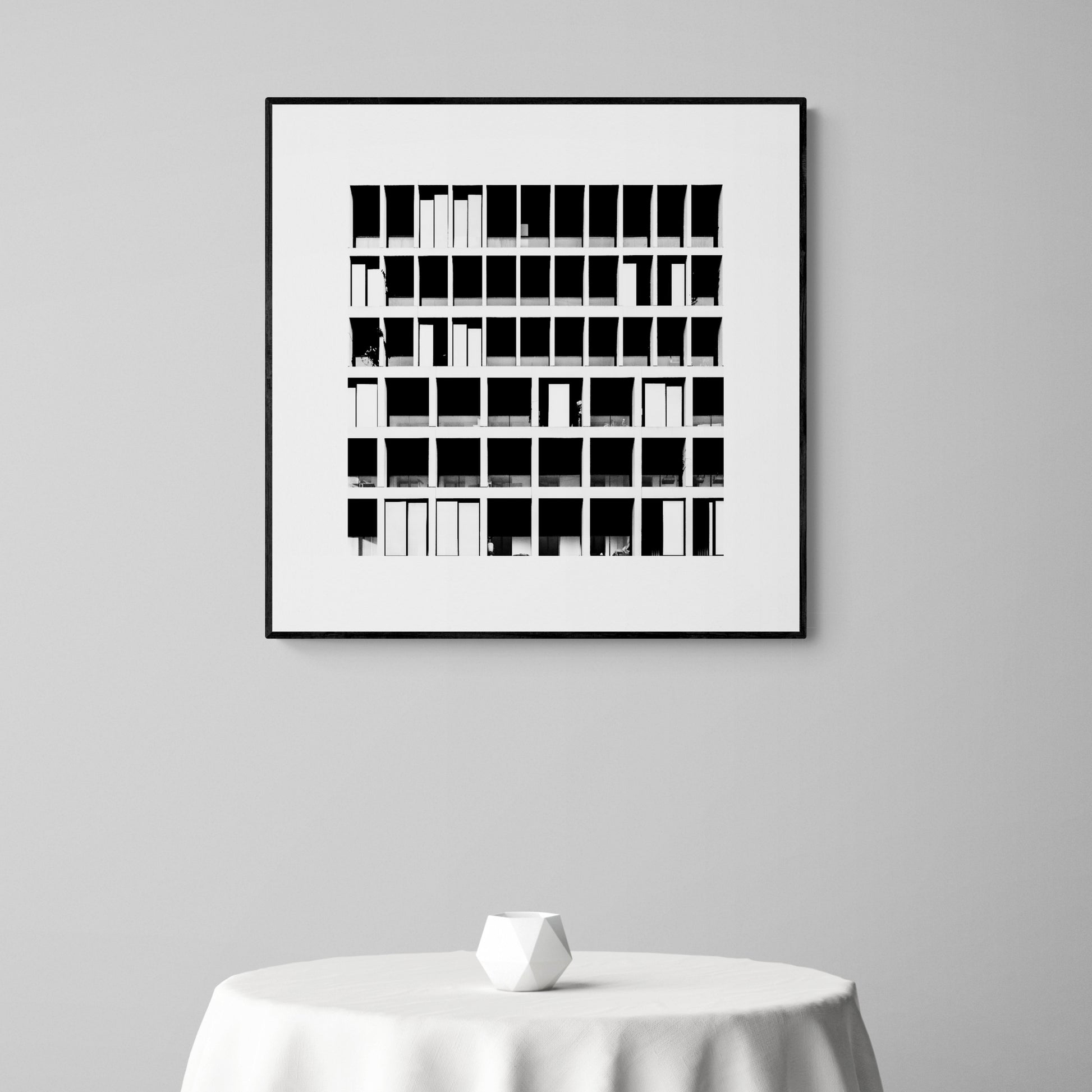 CLICHY BATIGNOLLE, PARIS, FRANCE by Gaetan le Penhuel. Black and white architectural photography and wall art by Eric Schneider Photography