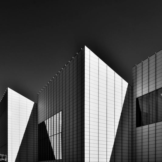 TURNER CONTEMPORARY, MARGATE, UK by David Chipperfield. Black and white architectural photography by © Eric Schneider Photography