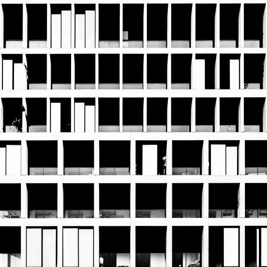 CLICHY BATIGNOLLE, PARIS, FRANCE by Gaetan le Penhuel. Black and white architectural photography and wall art by Eric Schneider Photography