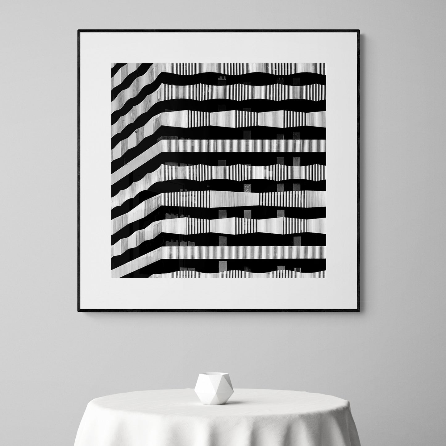 RUE MSTISLAV ROSTROPOVICH, PARIS. Black and white architectural photography and wall art by Eric Schneider Photography