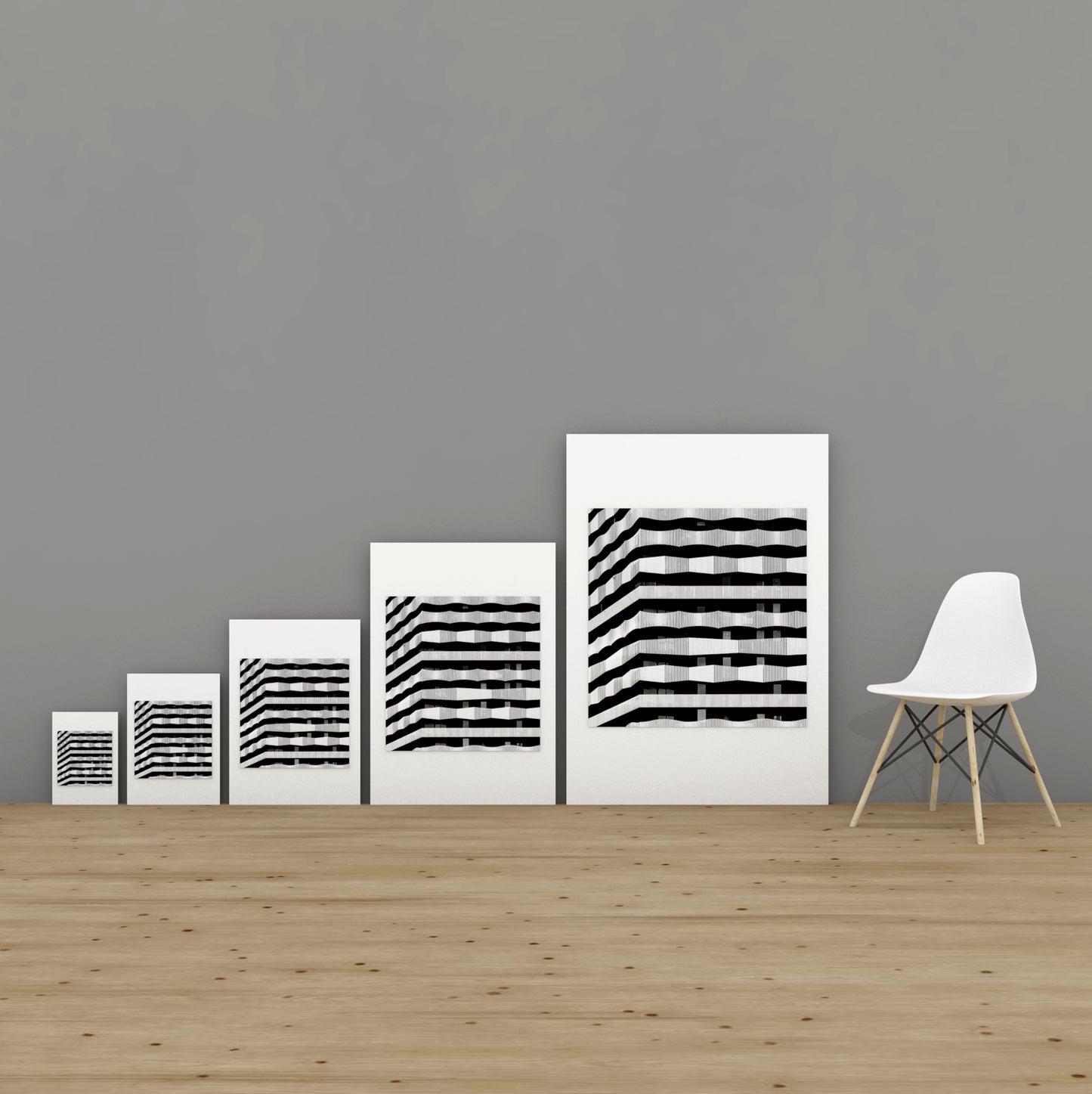 RUE MSTISLAV ROSTROPOVICH, PARIS. Black and white architectural photography and wall art by Eric Schneider Photography