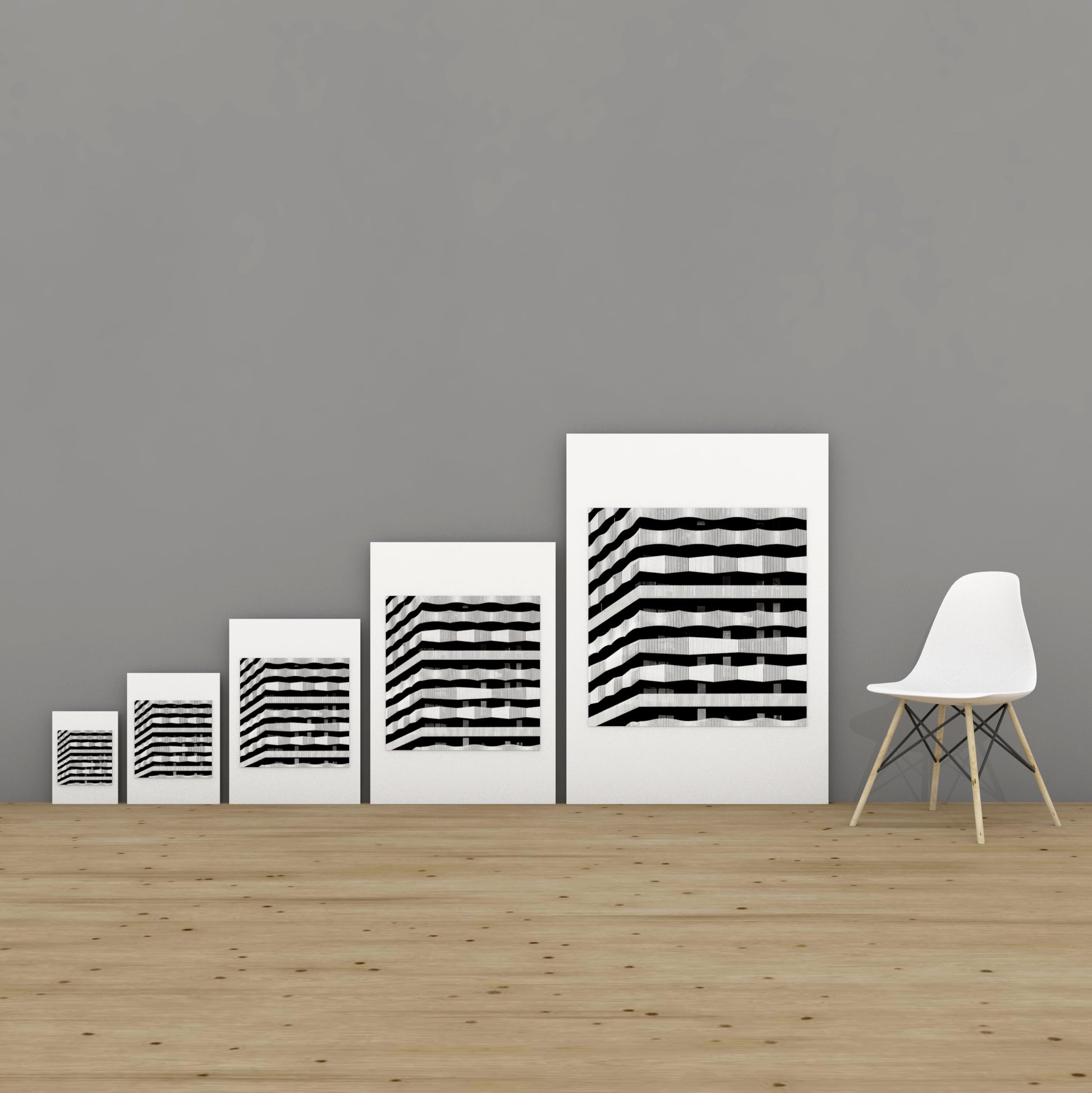 RUE MSTISLAV ROSTROPOVICH, PARIS. Black and white architectural photography and wall art by Eric Schneider Photography