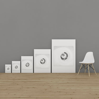 Luma Tower, Arles. Staircase. Minimal black and white photography. Abstract, fine art photographs + wall art. By Eric Schneider Photography  Edit alt text