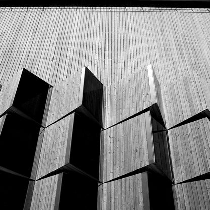 FONDATION VINCENT VAN GOGH, ARLES, FRANCE by Flour Architecture. Black and white architectural photography by © Eric Schneider Photography