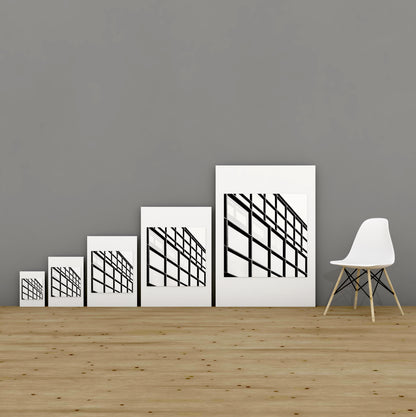 MORLAND MIXITE CAPITALE, PARIS, FRANCE, by David Chipperfield Architects + CALQ. Black + white architectural photography by Eric Schneider Photography.