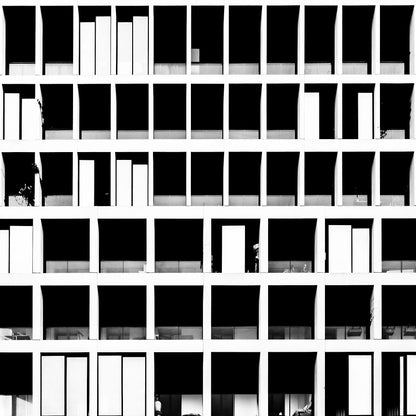 CLICHY BATIGNOLLE, PARIS, FRANCE by Gaetan le Penhuel. Black and white architectural photography and wall art by Eric Schneider Photography