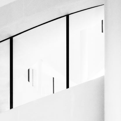 Luma Tower, Arles. Staircase. Minimal black and white photography. Abstract, fine art photographs + wall art. By Eric Schneider Photography
